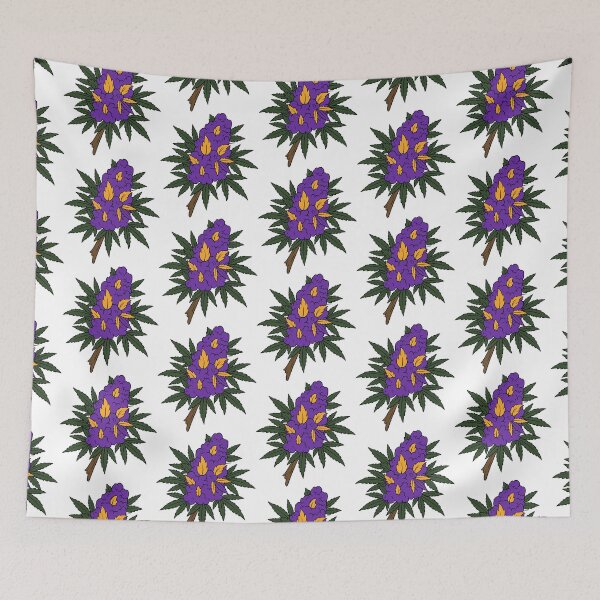 Item preview, Dank Nug - Exotic Purple Cannabis Strain Art designed and sold by Cannaxes Studio.