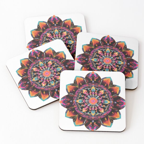 Item preview, Fractal Blossom: Pink Inferno designed and sold by SketchNStyle.