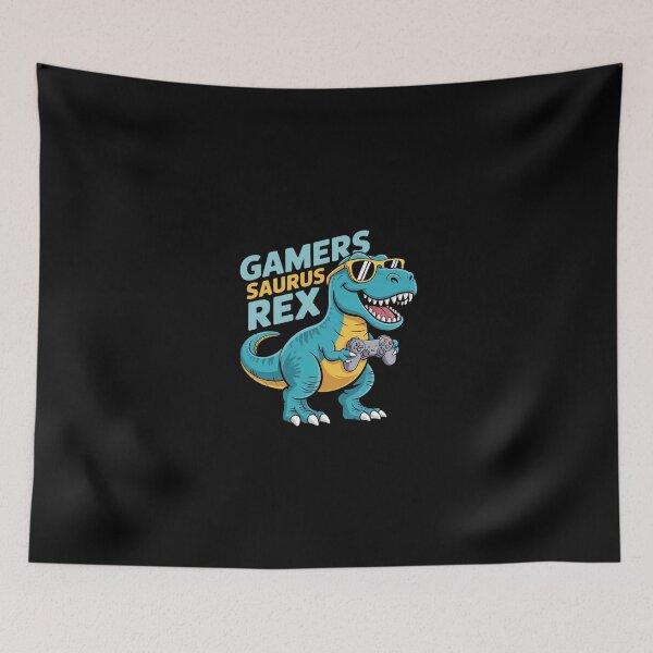 Item preview, Kids Gamer Saurus Dino Gaming Trex Toddler Boys Kids Youth  designed and sold by Belkisallen.