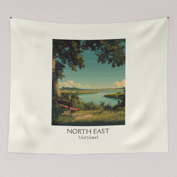 Item preview, North East Maryland | Chesapeake Bay View Poster designed and sold by TuncGK.