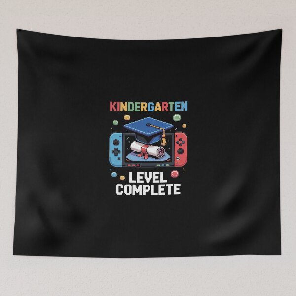 Item preview, Kindergarten Level Complete Last Day Of School Video Game  designed and sold by Belkisallen.