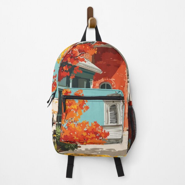 Item preview, Oakland Maryland | Autumn Schoolhouse Poster designed and sold by TuncGK.