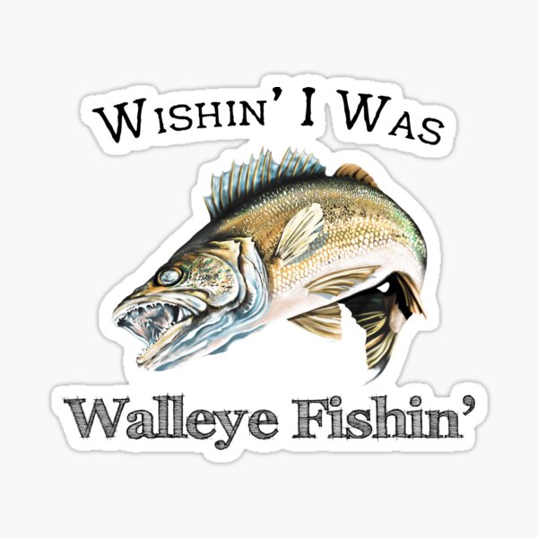 Walleye Stickers for Sale, Free US Shipping