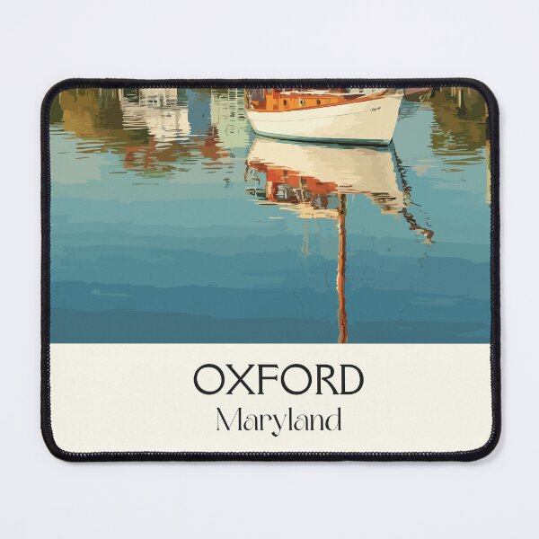 Item preview, Oxford Maryland Historic Port | Sailboat Reflection Poster designed and sold by TuncGK.