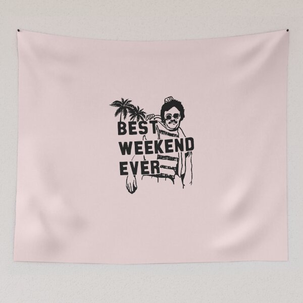 Item preview, Best-Weekend-Ever-Cool-Movie-Quote-Vintage-Retro-Funny-80S-Graphic-Hilarious-Beer-Drinking-Witty-Alcohol-Party-At-Bernies designed and sold by AntonWeis.