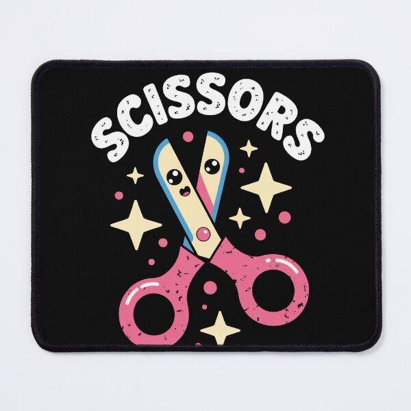 Item preview, Cute Kawaii Scissors Rock Paper Scissors designed and sold by MooonTees.