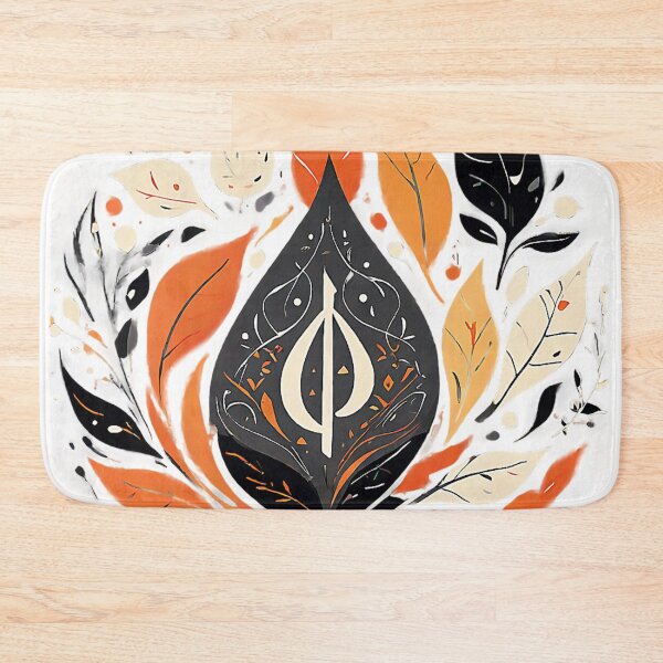Item preview, Runic Leaf Emblem of Nordic Wisdom designed and sold by SketchNStyle.