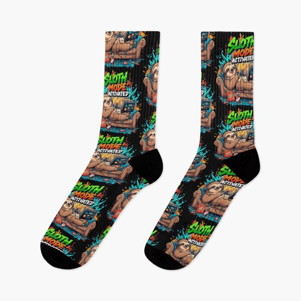 Item preview, Sloth Mode Activated Gaming Cartoon designed and sold by SholoStudio.
