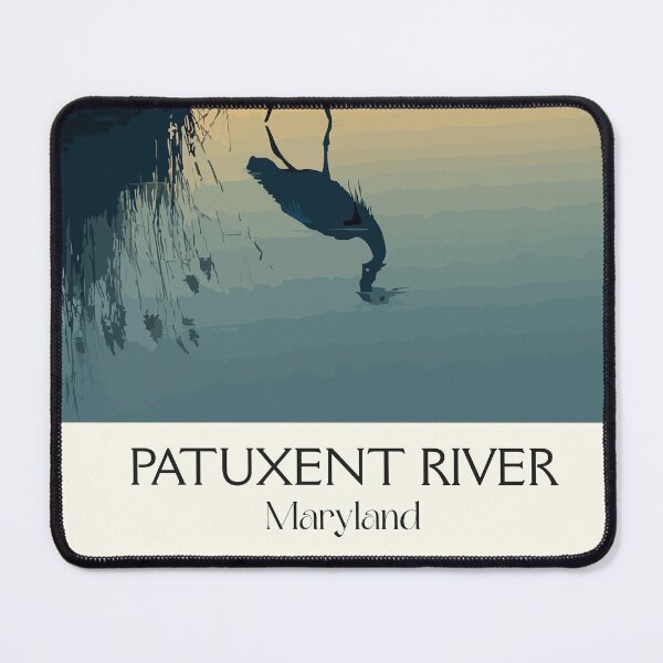 Item preview, Patuxent River Maryland | Blue Heron Silhouette Poster designed and sold by TuncGK.
