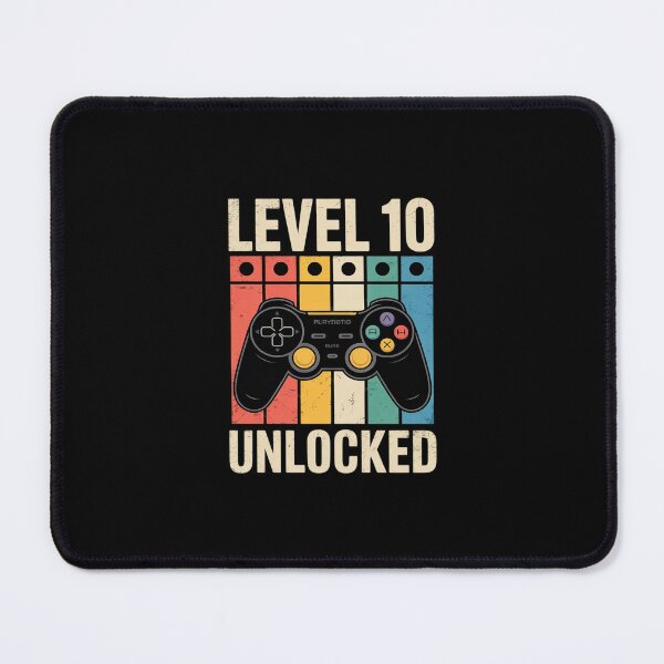 Item preview, Level 10 Unlocked Video Gamer 10th Birthday designed and sold by Belkisallen.