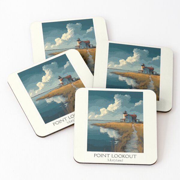 Item preview, Point Lookout Maryland | Historic Lighthouse Poster designed and sold by TuncGK.