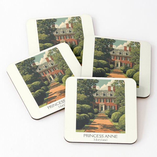 Item preview, Princess Anne Maryland | Historic Mansion Poster designed and sold by TuncGK.