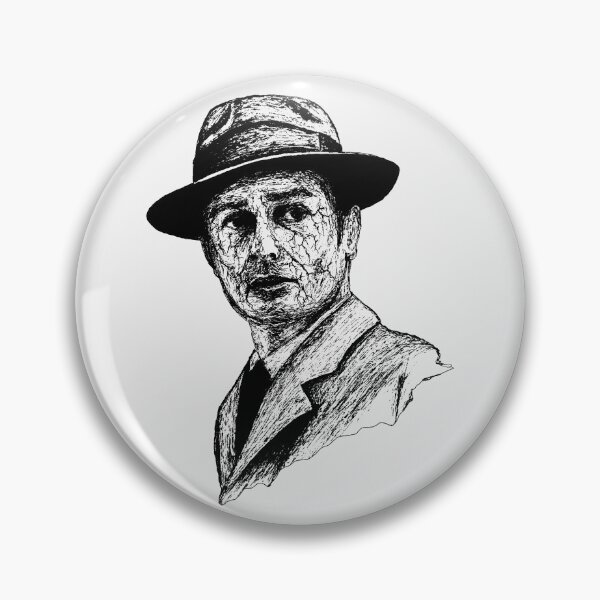 Item preview, Le Samourai Jef Costello - Alain Delon Pen & Ink Portrait designed and sold by surmind.