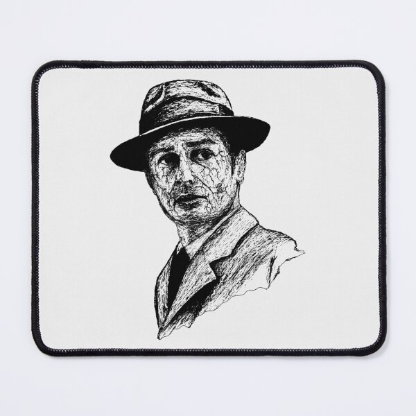 Item preview, Le Samourai Jef Costello - Alain Delon Pen & Ink Portrait designed and sold by surmind.