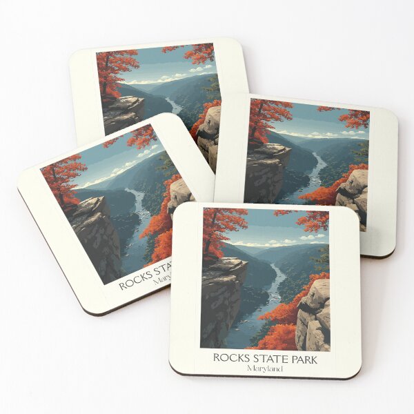 Item preview, Rocks State Park Maryland | King and Queen Seat Poster designed and sold by TuncGK.