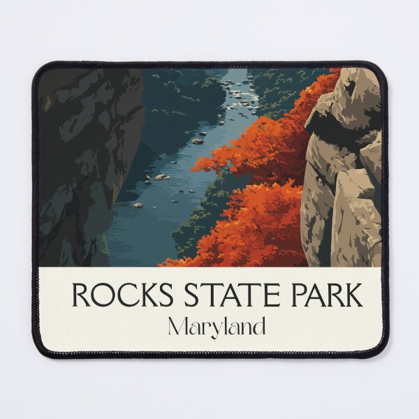 Item preview, Rocks State Park Maryland | King and Queen Seat Poster designed and sold by TuncGK.