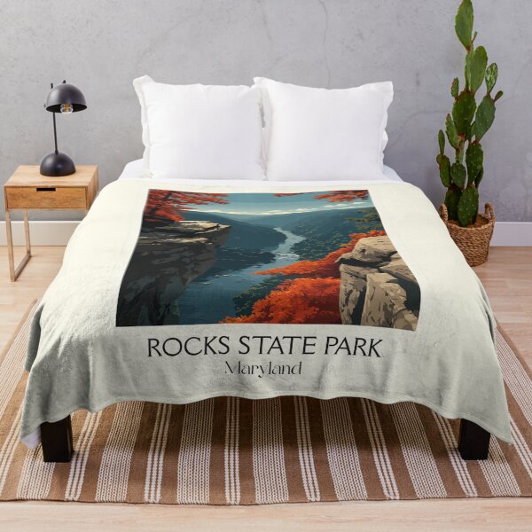 Item preview, Rocks State Park Maryland | King and Queen Seat Poster designed and sold by TuncGK.