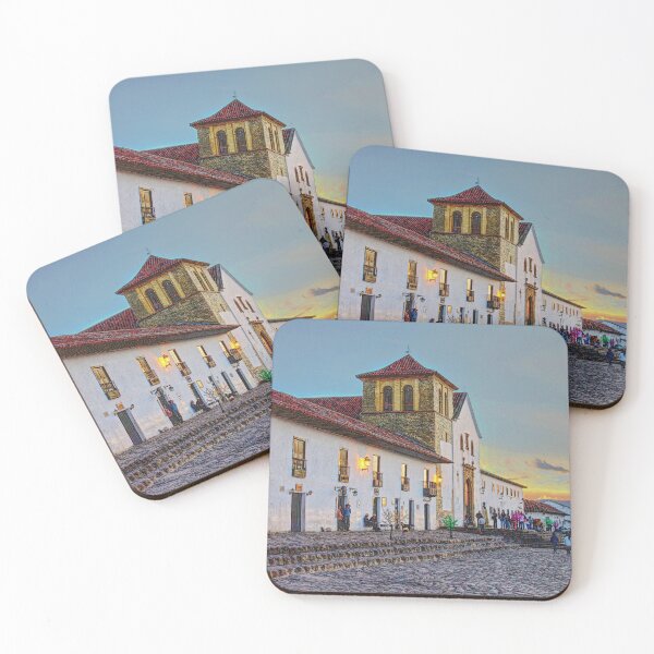 Item preview, South American village church at dusk designed and sold by ChimaHome.