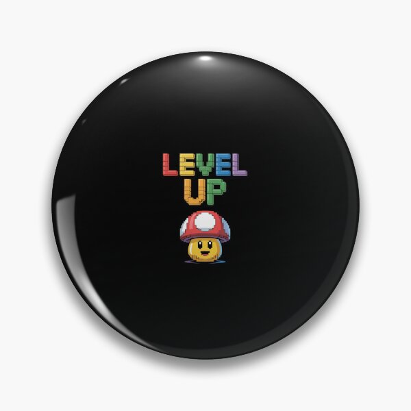 Item preview, LEVEL UP Block Lettering PowerUp Gamer  designed and sold by Belkisallen.