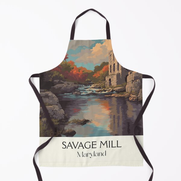 Item preview, Savage Mill Maryland | Historic Cotton Mill Poster designed and sold by TuncGK.