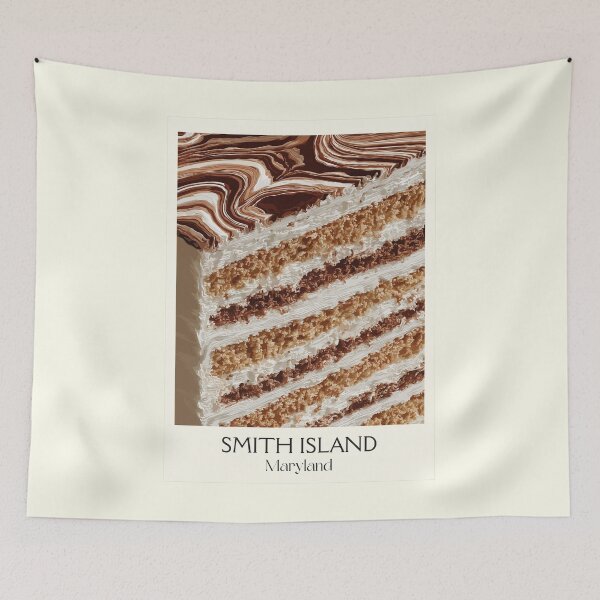 Item preview, Smith Island Maryland | Layer Cake Poster designed and sold by TuncGK.