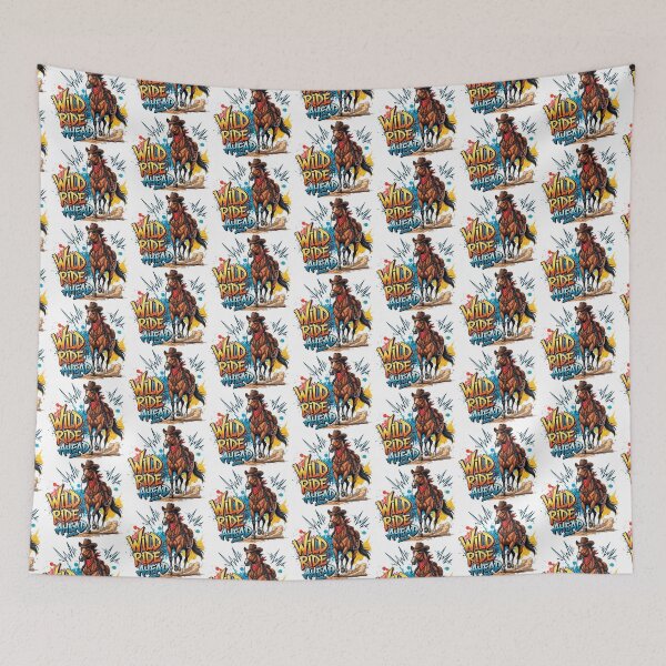 Item preview, Graffiti Style Cowboy Horse Quote designed and sold by SholoStudio.