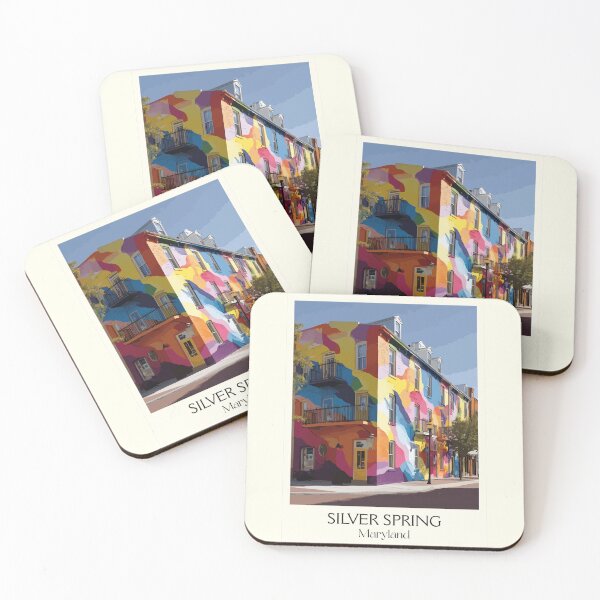 Item preview, Silver Spring Maryland | Urban Mural Poster designed and sold by TuncGK.