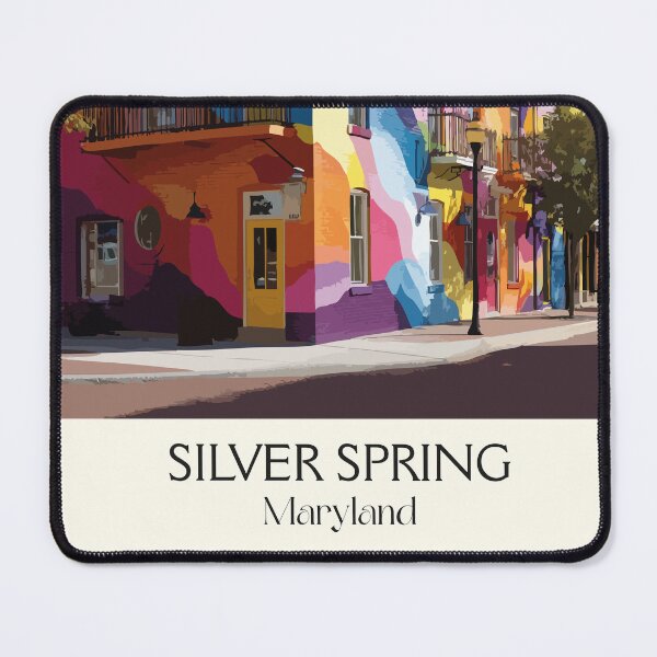 Item preview, Silver Spring Maryland | Urban Mural Poster designed and sold by TuncGK.