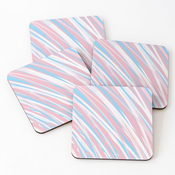 Item preview, Abstract Flowing Lines Transgender Pride Flag designed and sold by RyanGDesign.