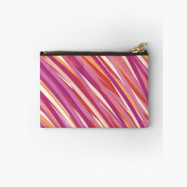 Item preview, Abstract Flowing Lines Lesbian Pride Flag (Sunset) designed and sold by RyanGDesign.