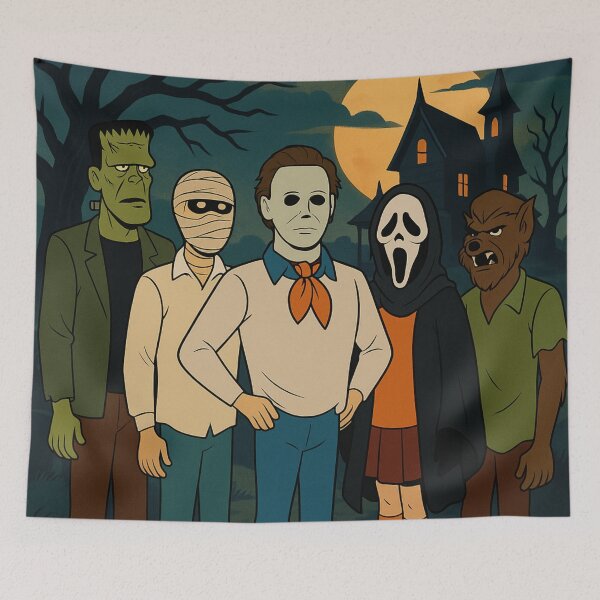 Item preview, Classic Horror selection scobby style designed and sold by Final Whistle Art.