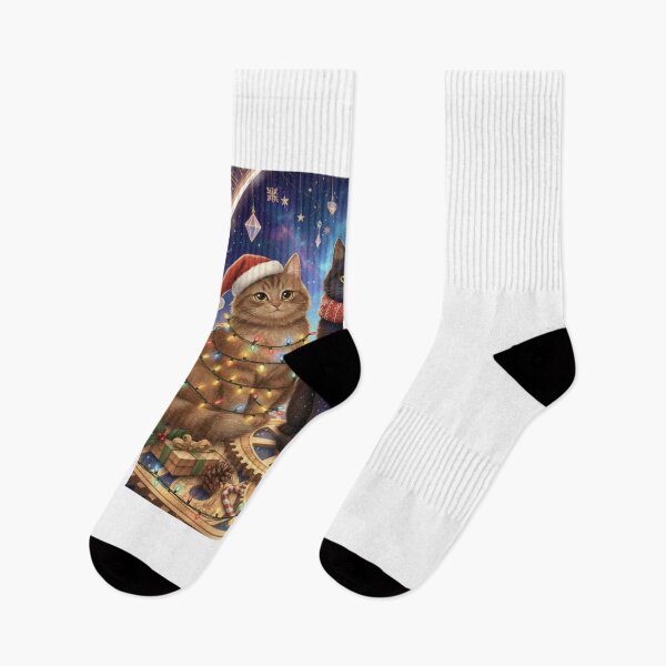Item preview, “Cat Christmas Vibes”: designed and sold by AG Clothing Shop.