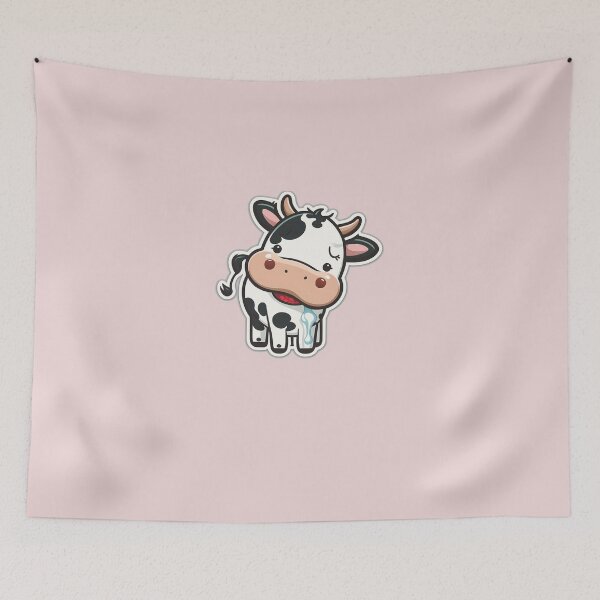 Item preview, Besty-The-Cow---Kawaii-Emoji-Sticker-Art-Kawaii-Art-Laptop-Sticker-Water-Bottle-Sticker-Kawaii-Stickers designed and sold by AlwineSchindler.
