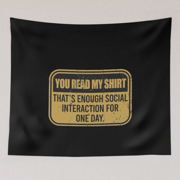 Item preview, Funny Introvert Quote Socially Awkward Anti Social Humorous designed and sold by JanessaHardi.