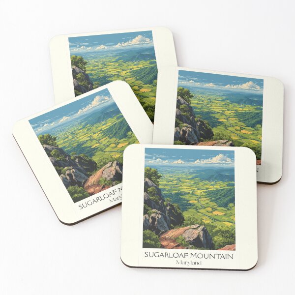Item preview, Sugarloaf Mountain Maryland | Scenic Overlook Poster designed and sold by TuncGK.