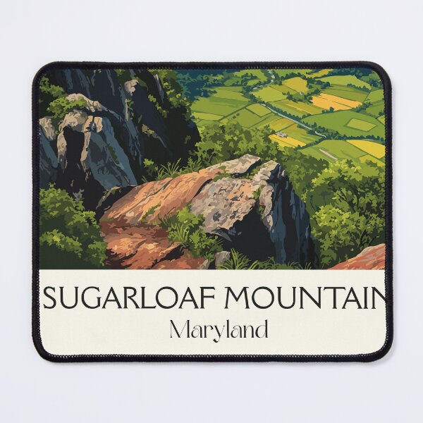 Item preview, Sugarloaf Mountain Maryland | Scenic Overlook Poster designed and sold by TuncGK.