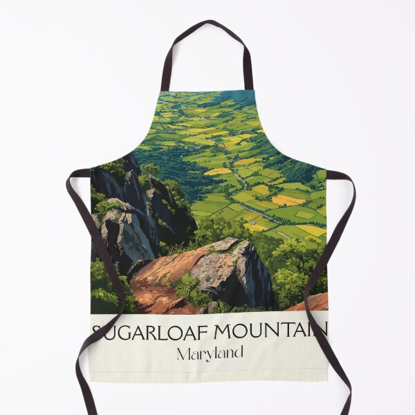 Item preview, Sugarloaf Mountain Maryland | Scenic Overlook Poster designed and sold by TuncGK.