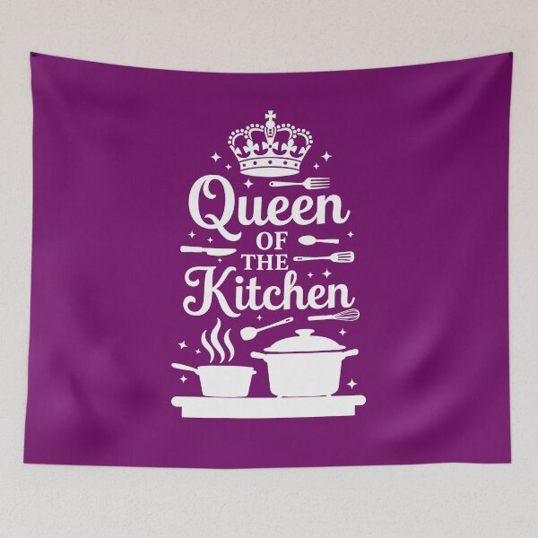 Item preview, Queen Of The Kitchen. Funny Kitchen Quote. Mom's Kitchen designed and sold by DesignHouse07.