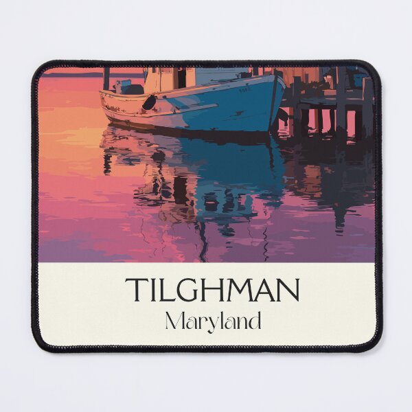 Item preview, Tilghman Island Maryland | Watermen's Village Sunset Poster designed and sold by TuncGK.