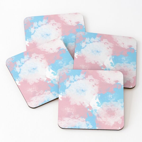 Item preview, Abstract Painted Transgender Pride Flag designed and sold by RyanGDesign.