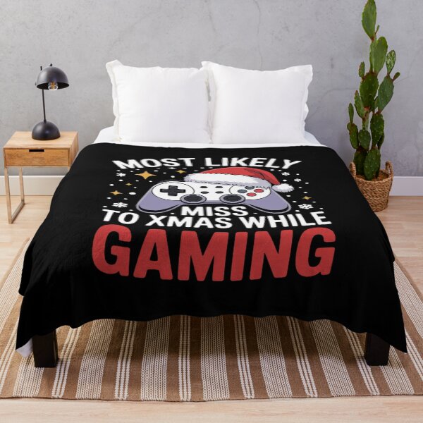 Item preview, Most Likely To Miss Christmas While Gaming Christmas Gamer1 designed and sold by THagBlue.