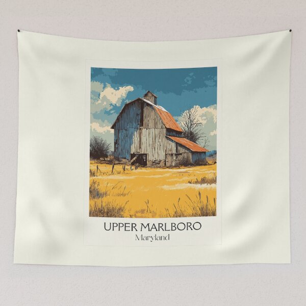 Item preview, Upper Marlboro Maryland | Rural Heritage Poster designed and sold by TuncGK.