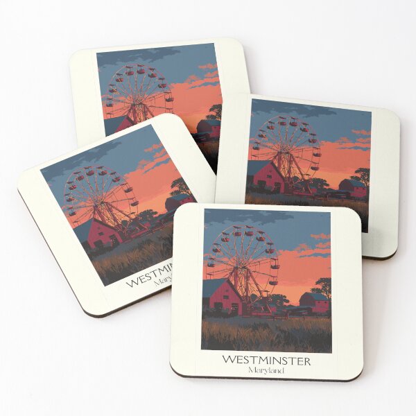 Item preview, Westminster Maryland | County Fair Sunset Poster designed and sold by TuncGK.
