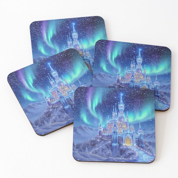 Item preview, Christmas Castle of Dreams Magical Ice Palace on a Snowy Mountaintop designed and sold by acceleratorhams.