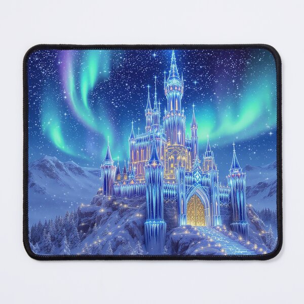 Item preview, Christmas Castle of Dreams Magical Ice Palace on a Snowy Mountaintop designed and sold by acceleratorhams.
