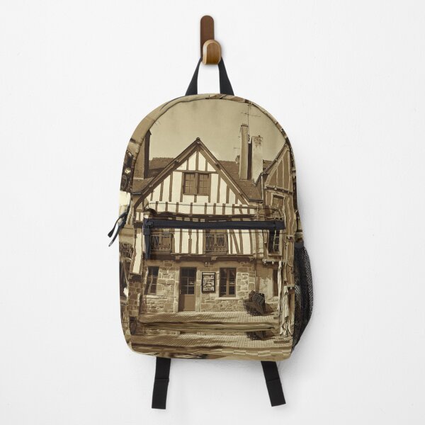 Item preview, Medieval buildings by Vannes port 1, sepia designed and sold by paulboizot.
