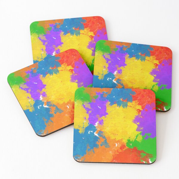 Item preview, Vibrant Rainbow Paint Splotches (Pride) designed and sold by RyanGDesign.