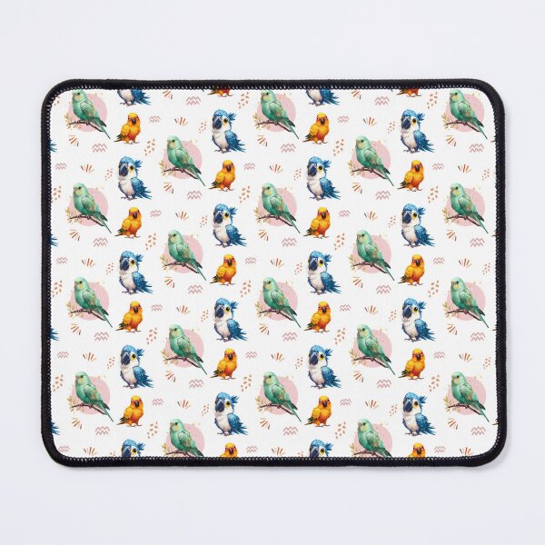 Item preview, Cute Colorful Cartoon Parrots – Tropical Bird Clipart Set designed and sold by Anastasiia Yurevych.