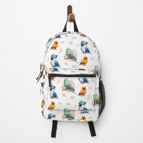 Item preview, Cute Colorful Cartoon Parrots – Tropical Bird Clipart Set designed and sold by Anastasiia Yurevych.