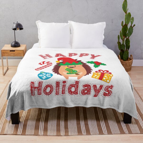Item preview, Hedgehog Christmas Xmas Cute Holiday Animal designed and sold by jaygo.
